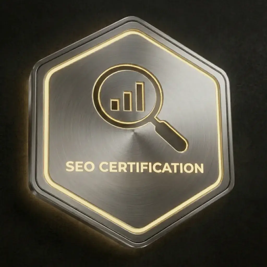 SEO certificate issued by MOZ
