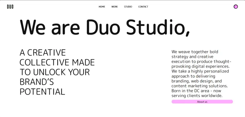 Preview of Duo Studio project