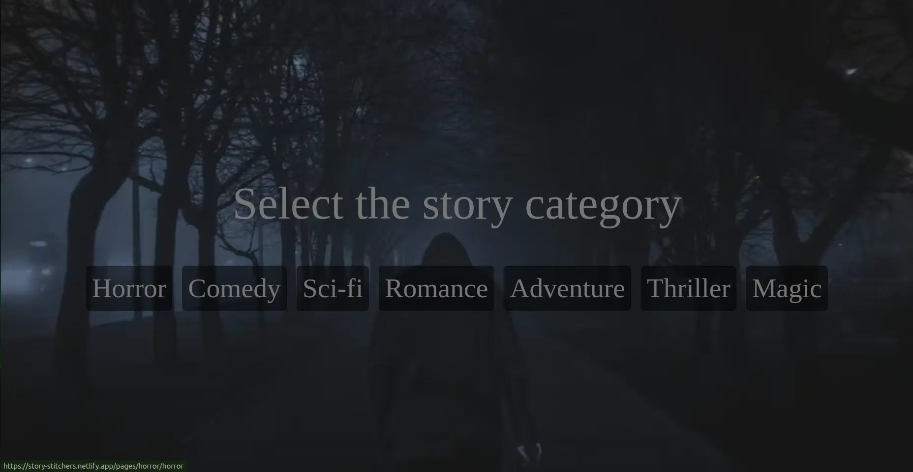 Screenshot of Story-Stitchers — Interactive Storytelling, E-Commerce, Motion